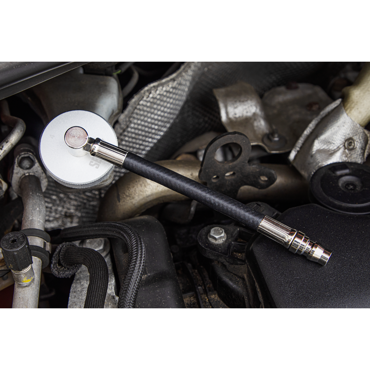 Brake Pressure Bleeder Cap 45mm & Connector With Hose 90°