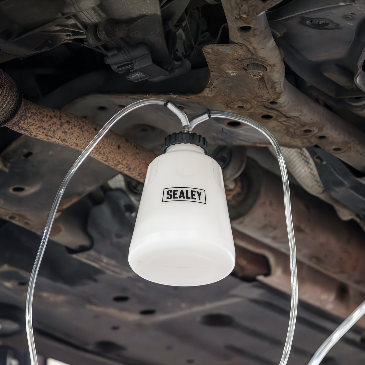 High Flow Twin Pipe Brake Bleed Bottle 2L