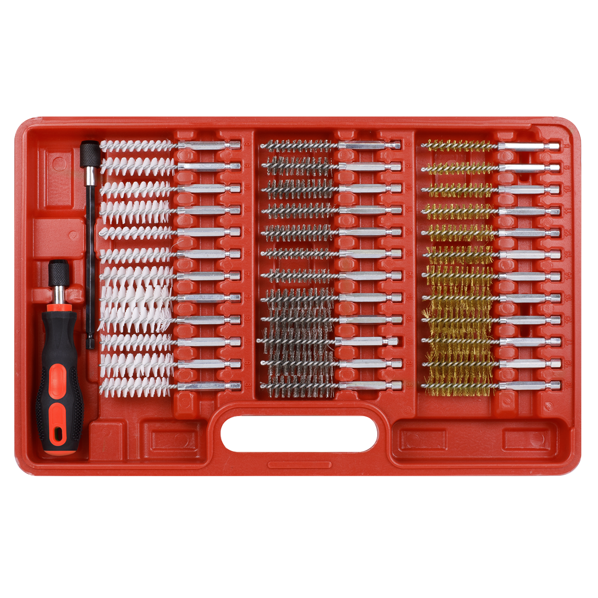 Injector Bore Cleaning Brush Set 38pc
