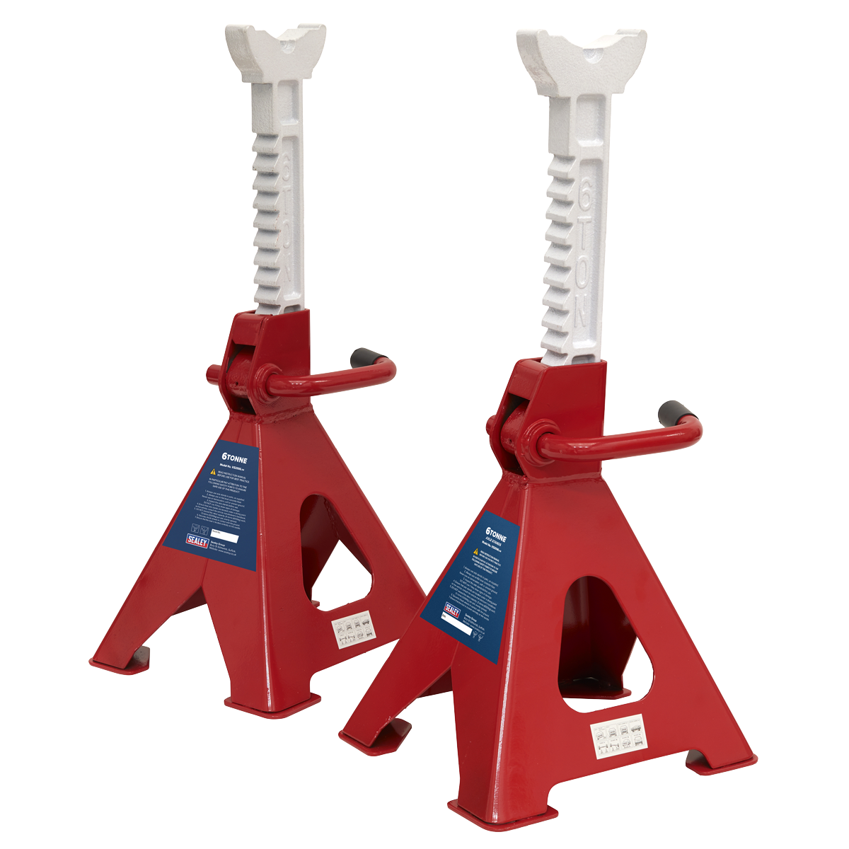Ratchet Type Axle Stands (Pair) 6 Tonne Capacity per Stand