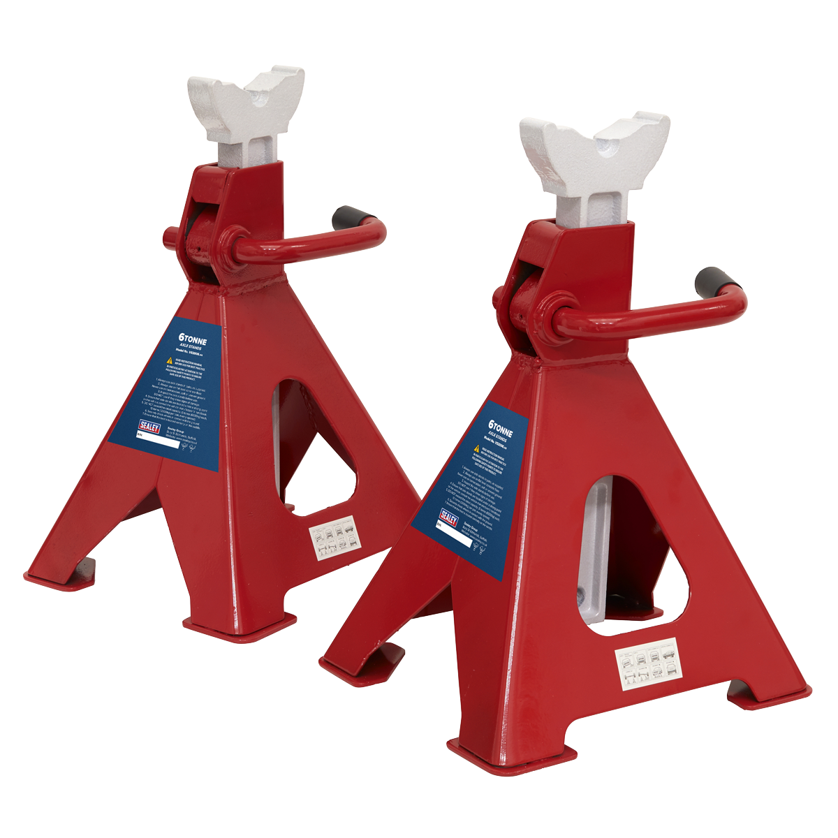 Ratchet Type Axle Stands (Pair) 6 Tonne Capacity per Stand