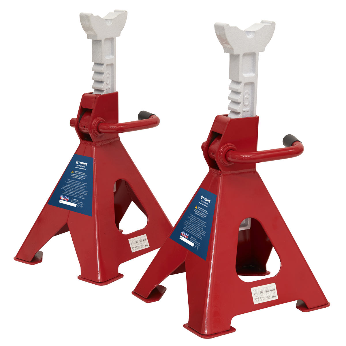 Ratchet Type Axle Stands (Pair) 6 Tonne Capacity per Stand