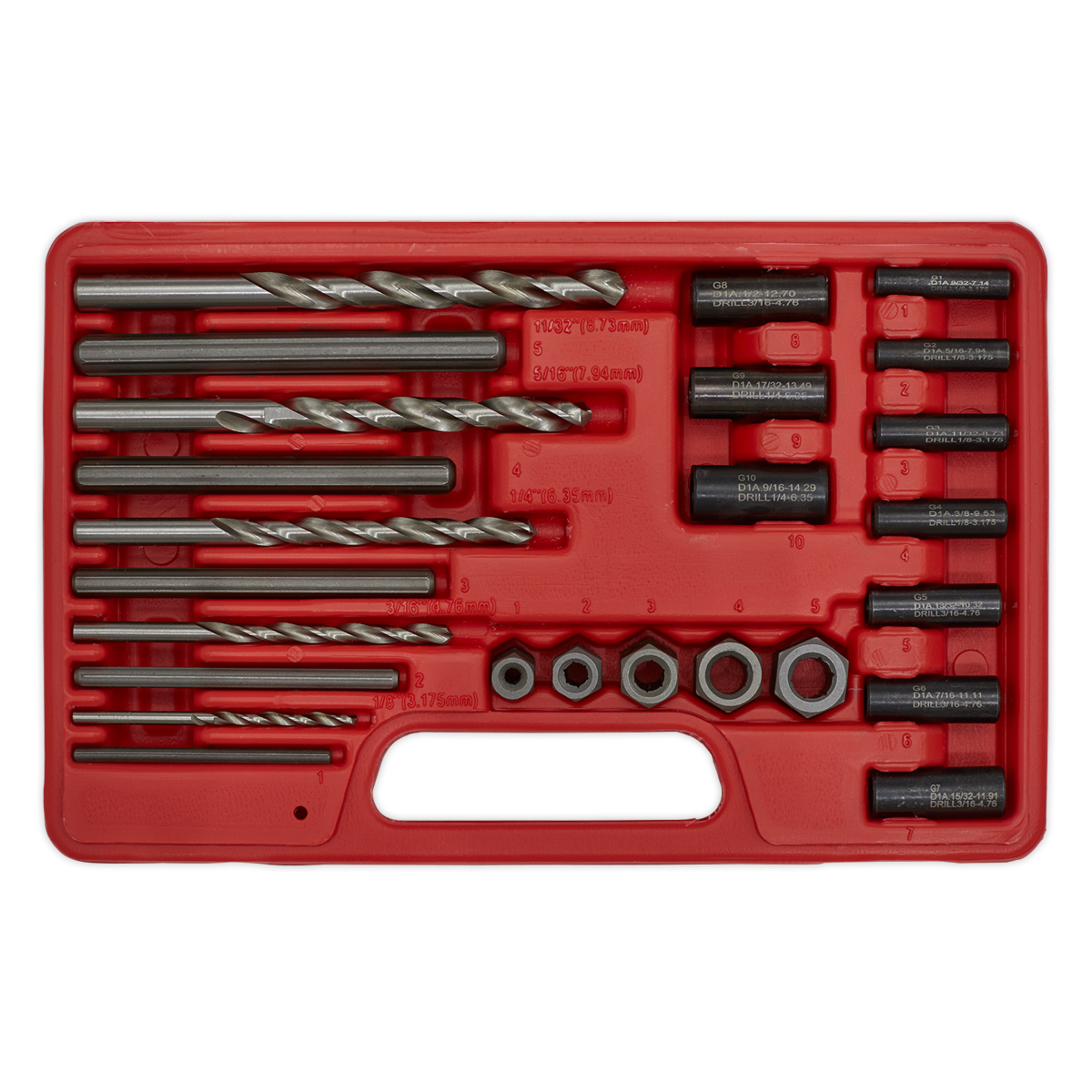 Stud Extractor Set 25pc