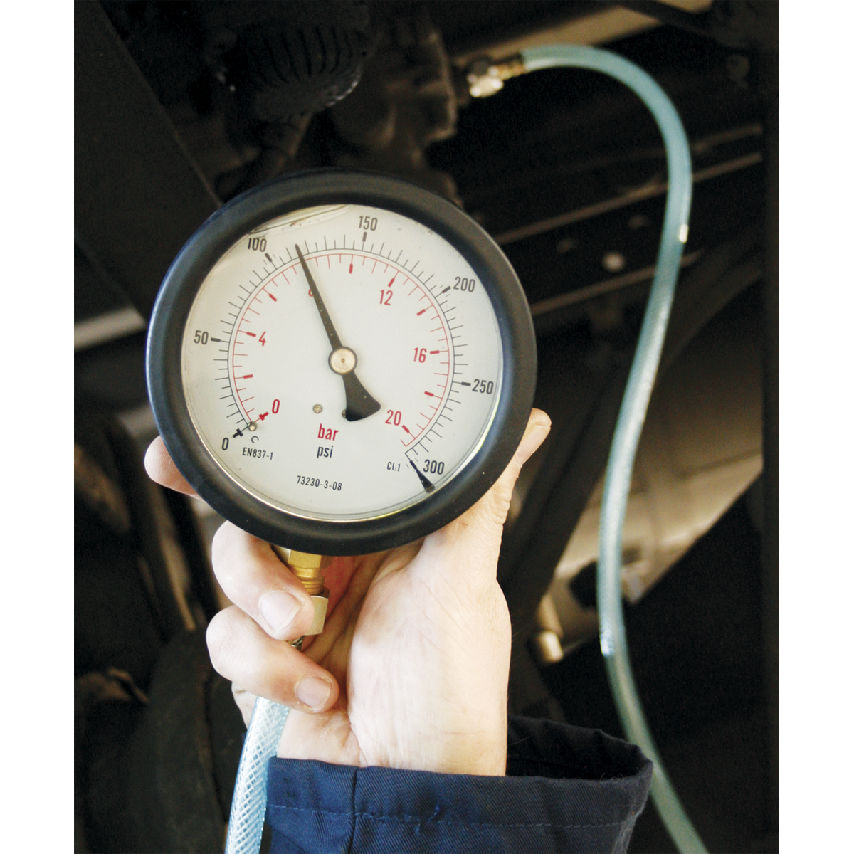 Air Brake Test Gauge for Commercial Vehicles