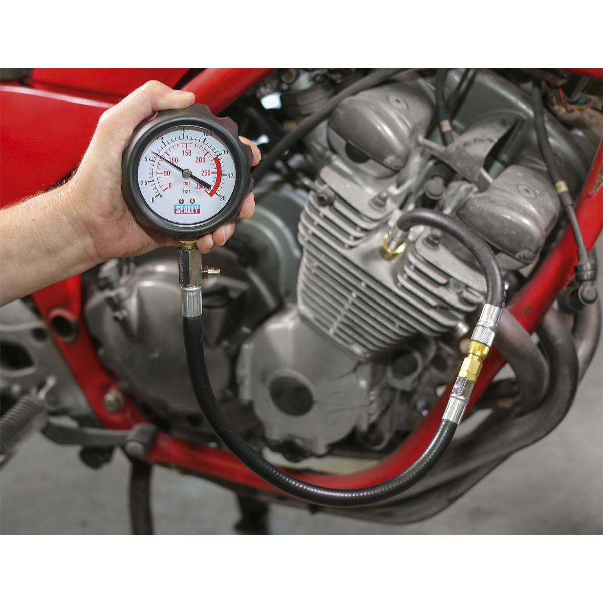 Petrol Compression Tester Deluxe Kit 6pc