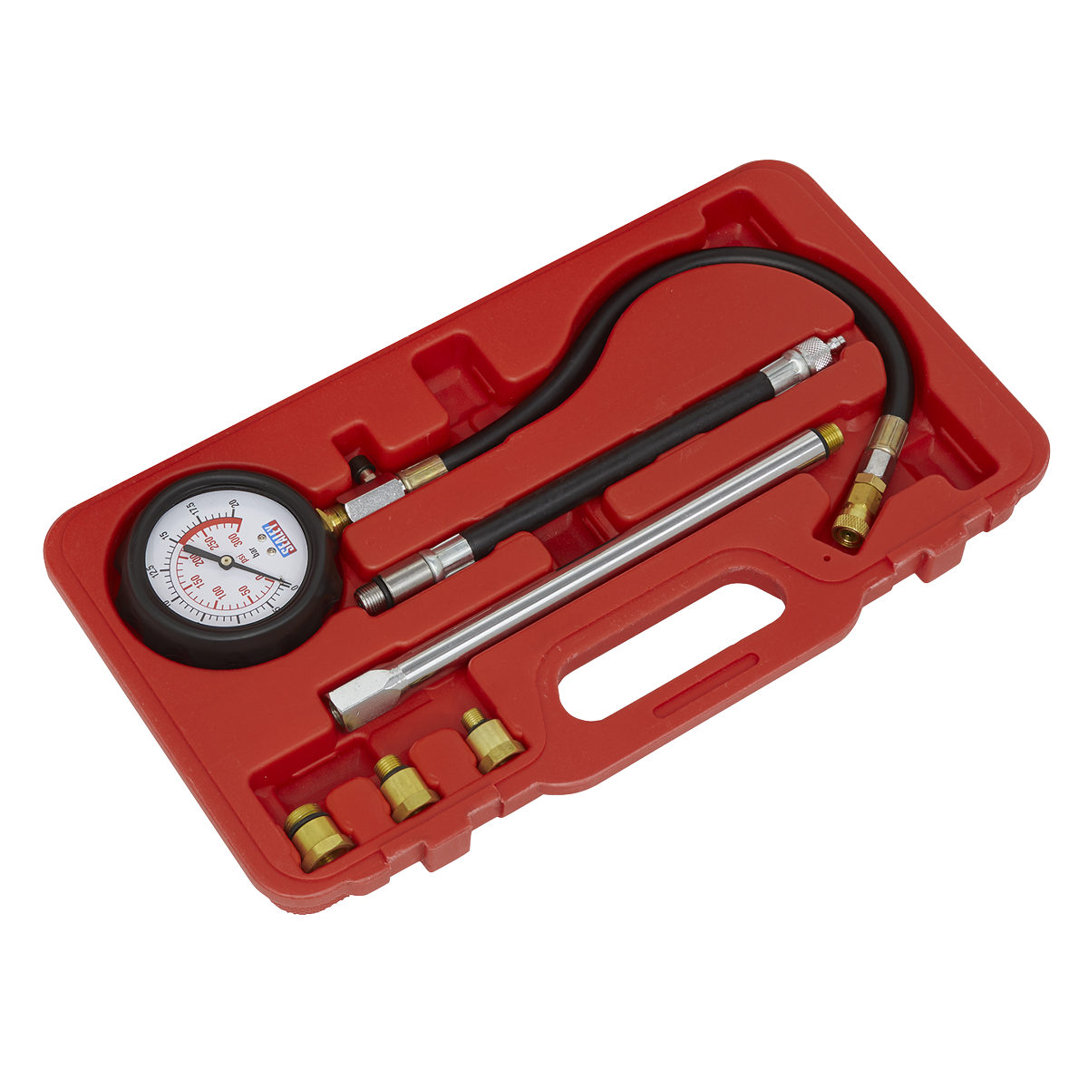 Petrol Compression Tester Deluxe Kit 6pc