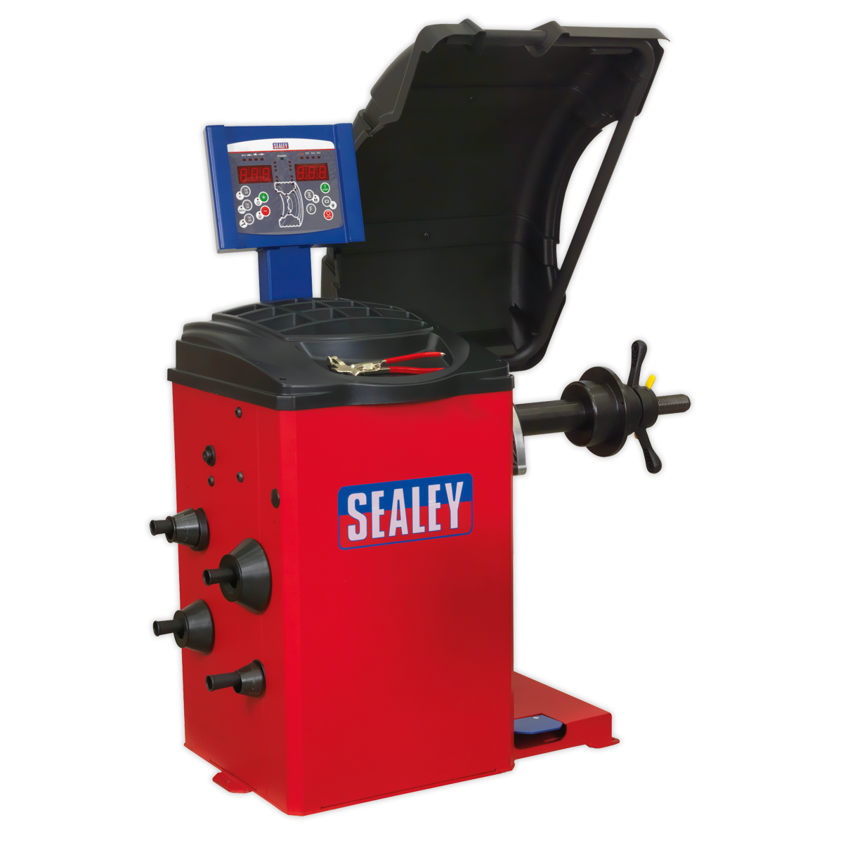 Semi-Automatic Wheel Balancer