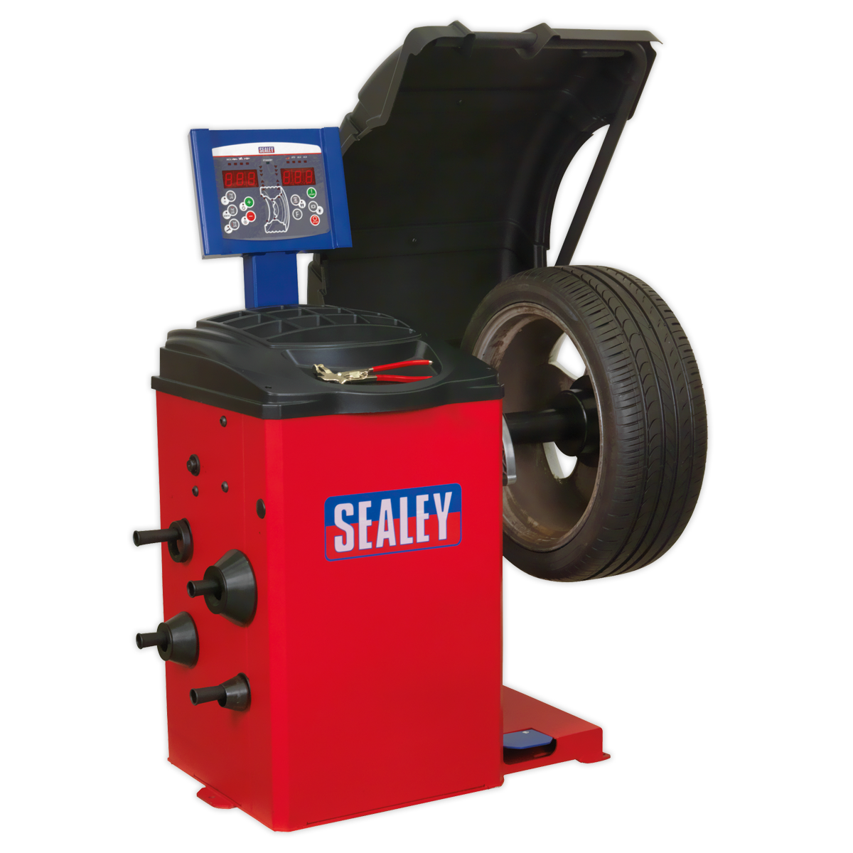Semi-Automatic Wheel Balancer
