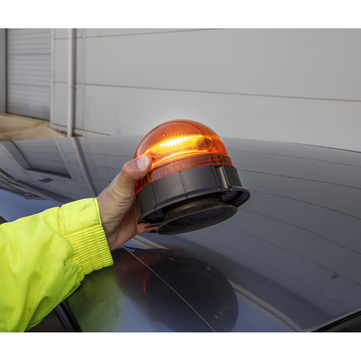 Warning Beacon with Magnetic Base 20W SMD LED 12/24V
