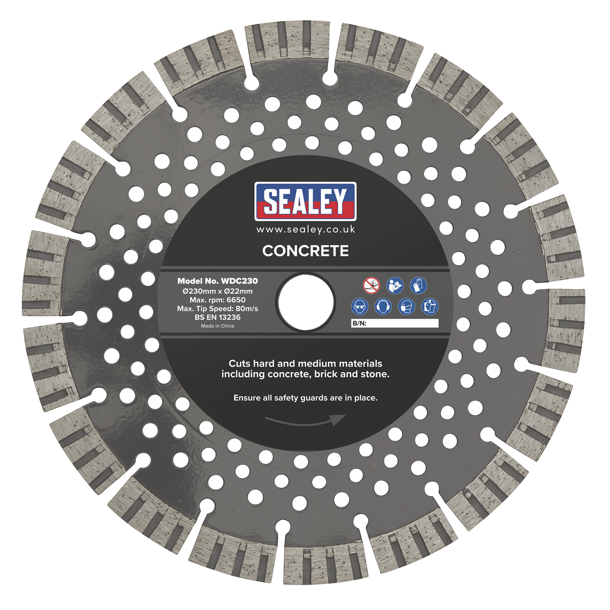 Dry Use Diamond Blade for Concrete Cutting