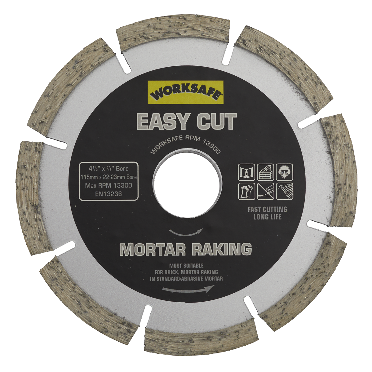 Easy Cut Diamond Blade Mortar Raker 115 x 22mm