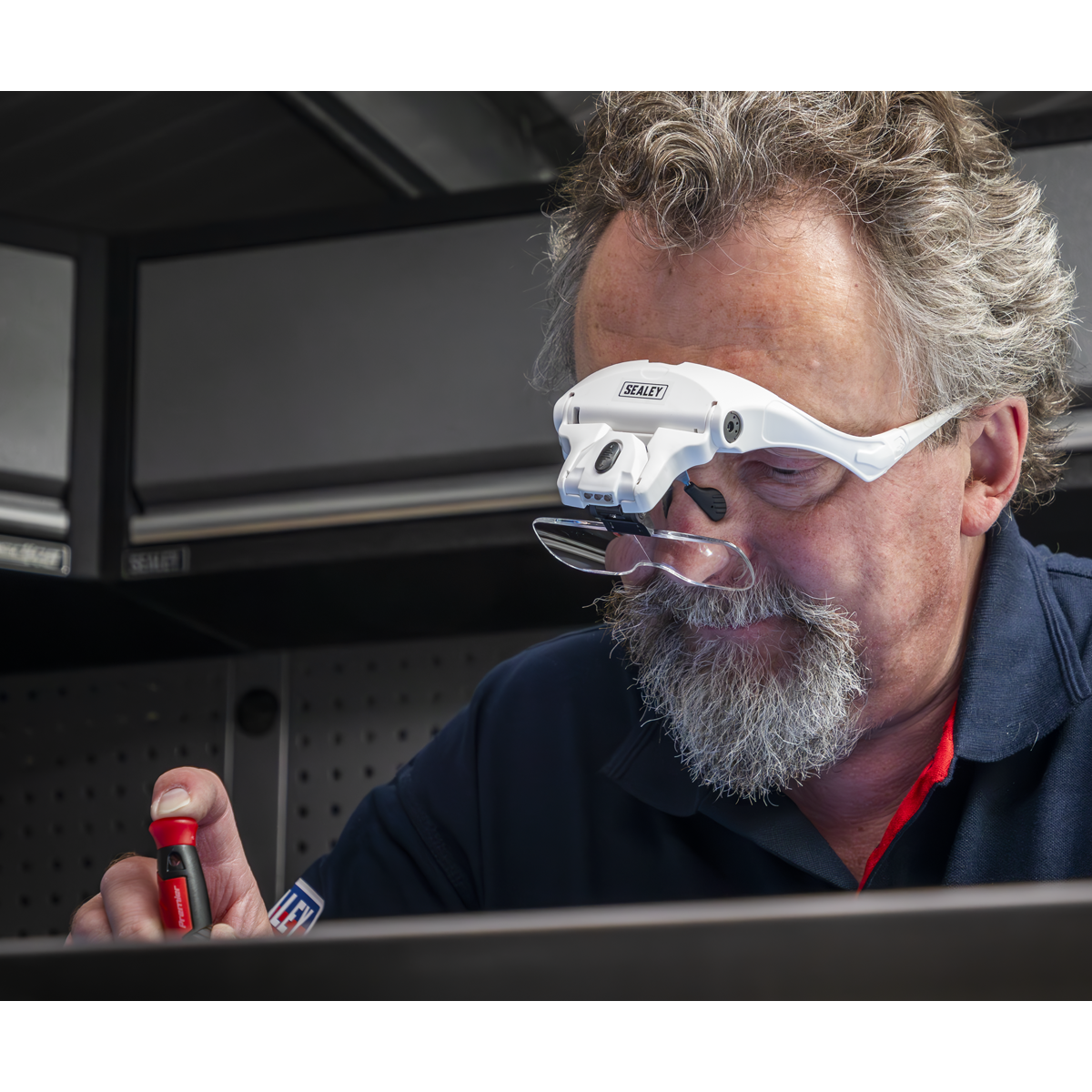 LED Magnifier Spectacles with Headband