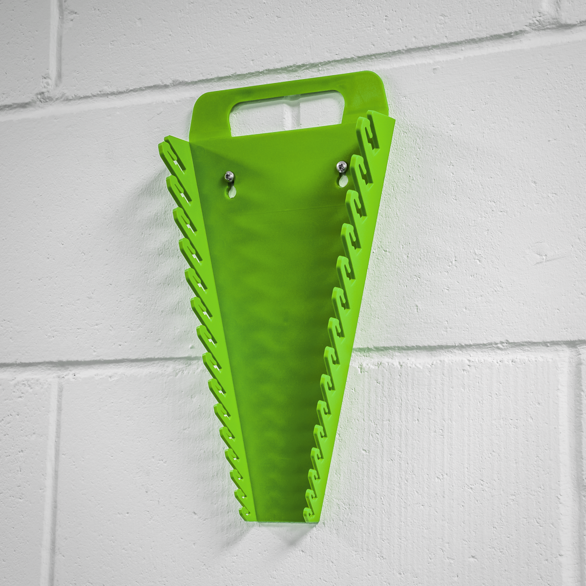 Premier Spanner Rack Capacity 15 Spanners - Hi-Vis Green