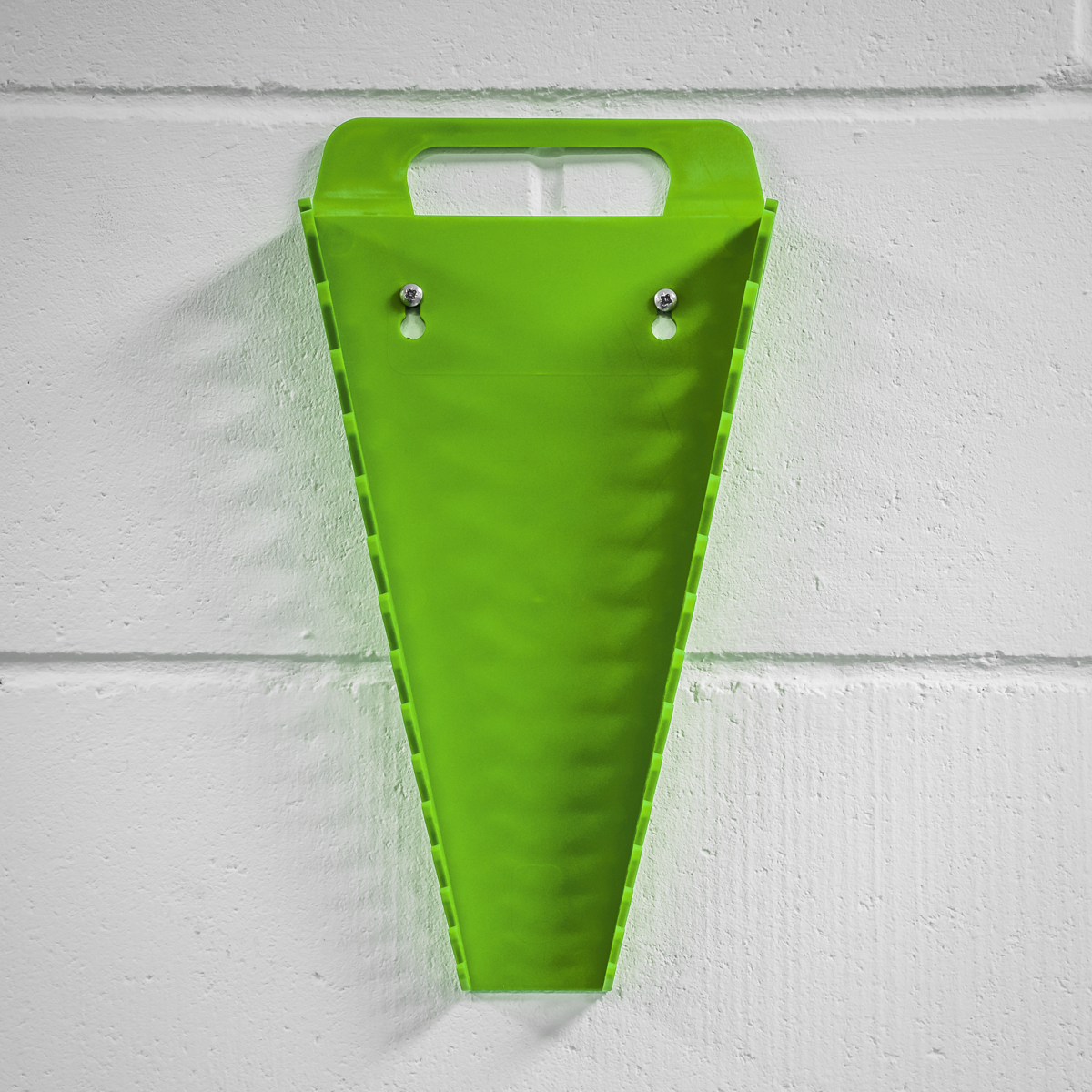 Premier Spanner Rack Capacity 15 Spanners - Hi-Vis Green
