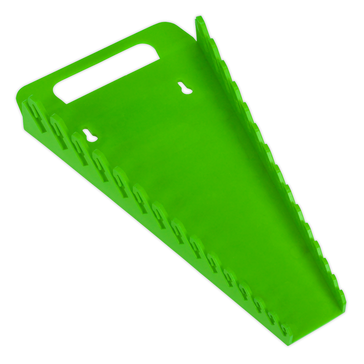 Premier Spanner Rack Capacity 15 Spanners - Hi-Vis Green