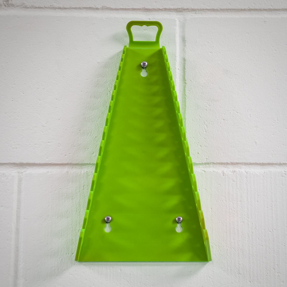 Premier Reverse Spanner Rack Capacity 15 Spanners - Hi-Vis Green