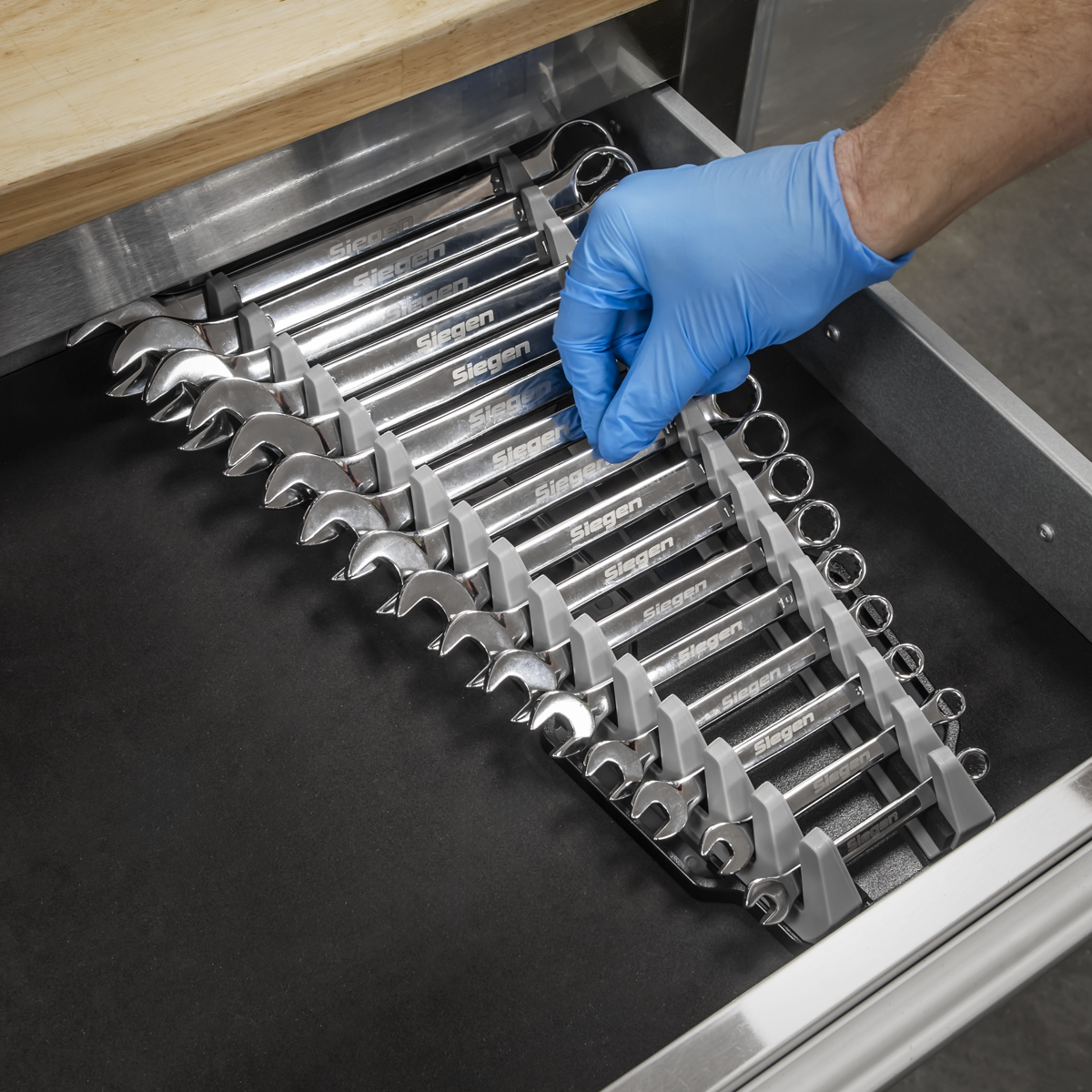 Premier Reversible Spanner Rack 16pc