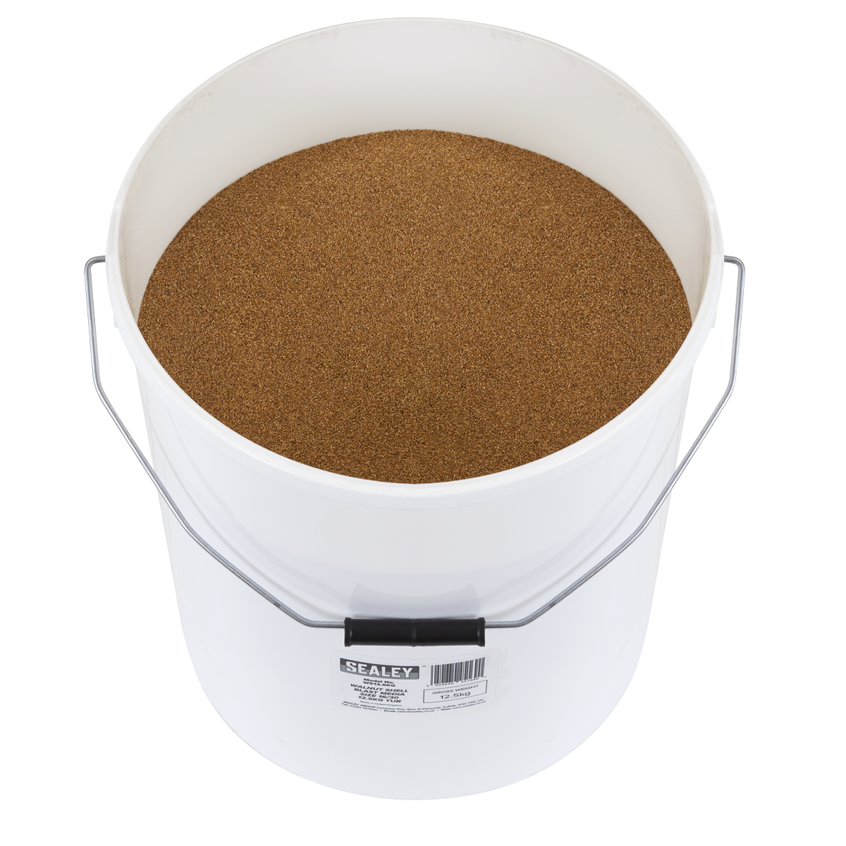 Walnut Shell Blast Media - Size 16/30 - 12.5kg Tub