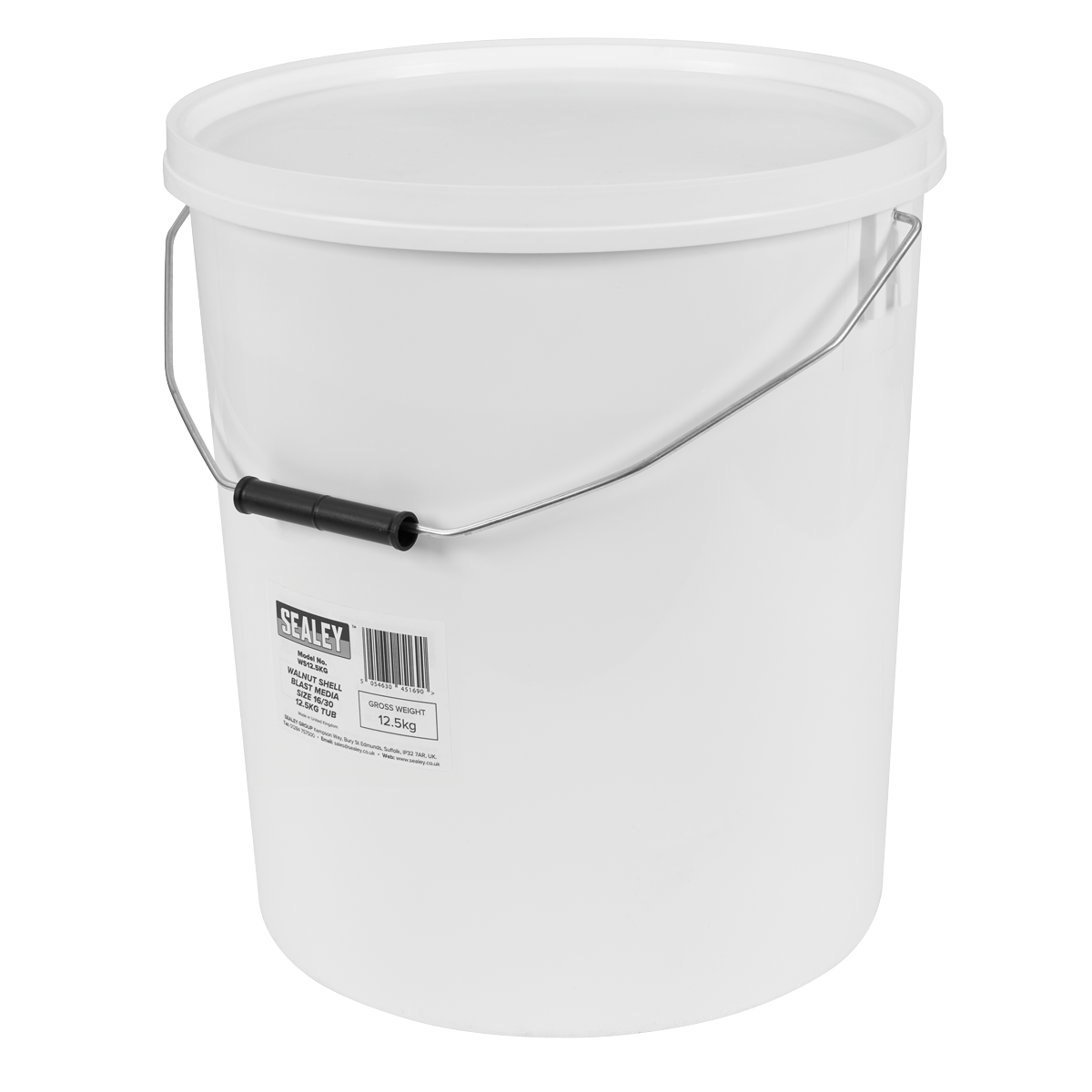 Walnut Shell Blast Media - Size 16/30 - 12.5kg Tub