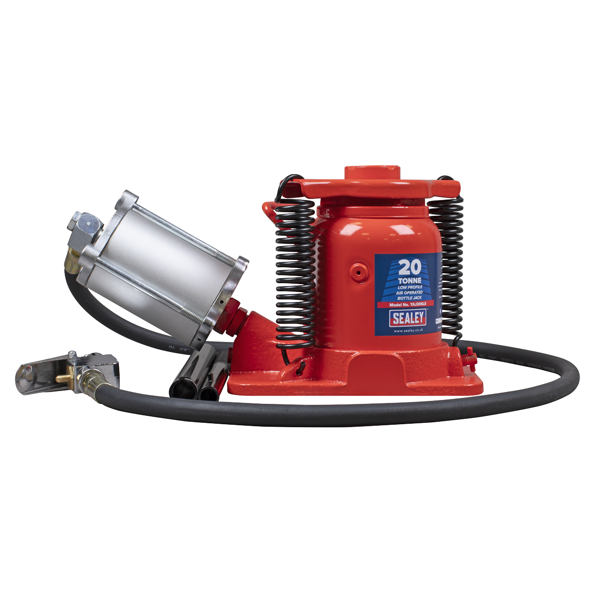 Low Profile Air Operated Hydraulic Bottle Jack 20 Tonne