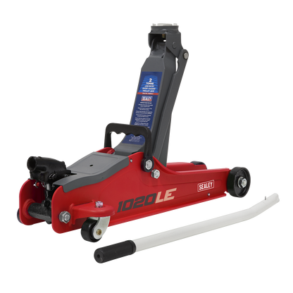 Low Entry Short Chassis Trolley Jack & Accessories Bag Combo, 2 Tonne