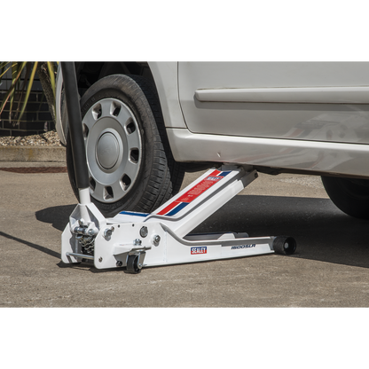 Low Profile Long Reach Rocket Lift Trolley Jack 1.5 Tonne