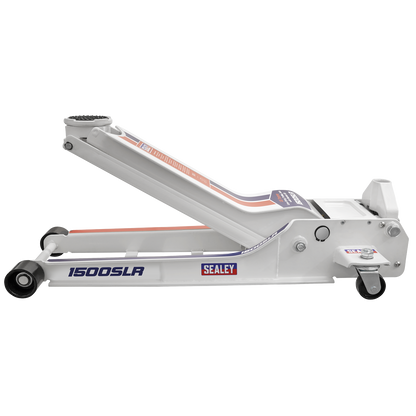 Low Profile Long Reach Rocket Lift Trolley Jack 1.5 Tonne