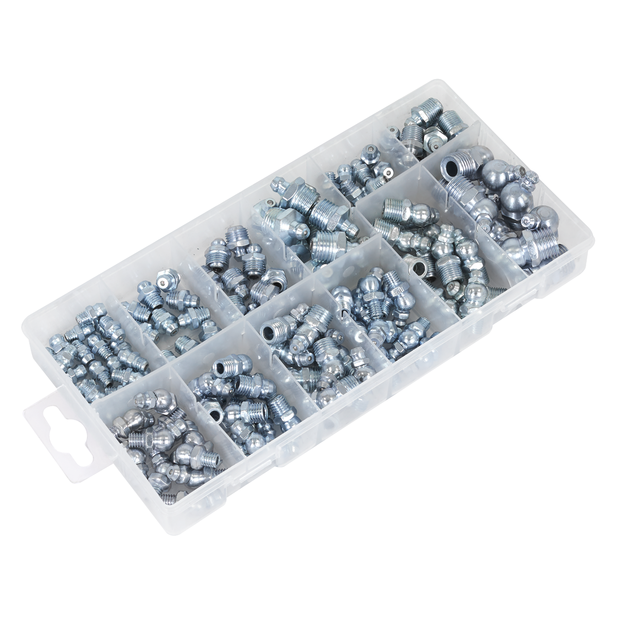 Metric/BSP/UNF Grease Nipple Assortment 130pc
