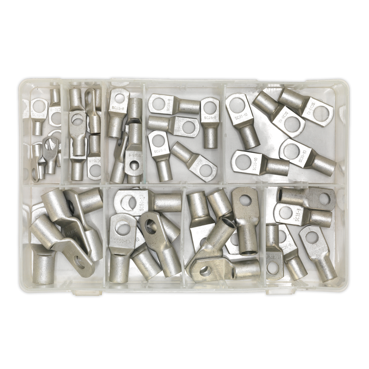 Copper Lug Terminal Assortment 52pc
