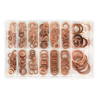 Copper Sealing Washer Assortment 250pc