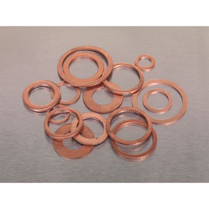 Diesel Injector Copper Washer Assortment 250pc