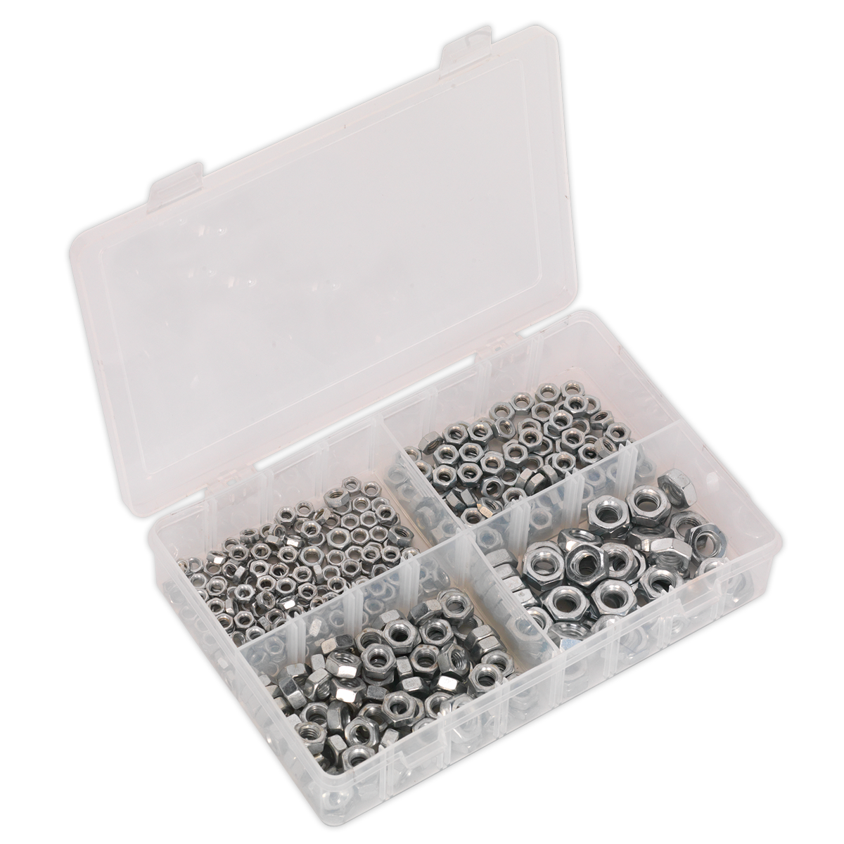 Steel Nut Assortment M5-M10 370pc