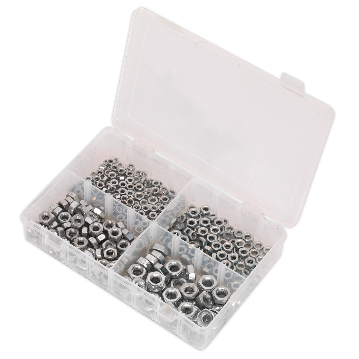 Steel Nut Assortment M5-M10 370pc