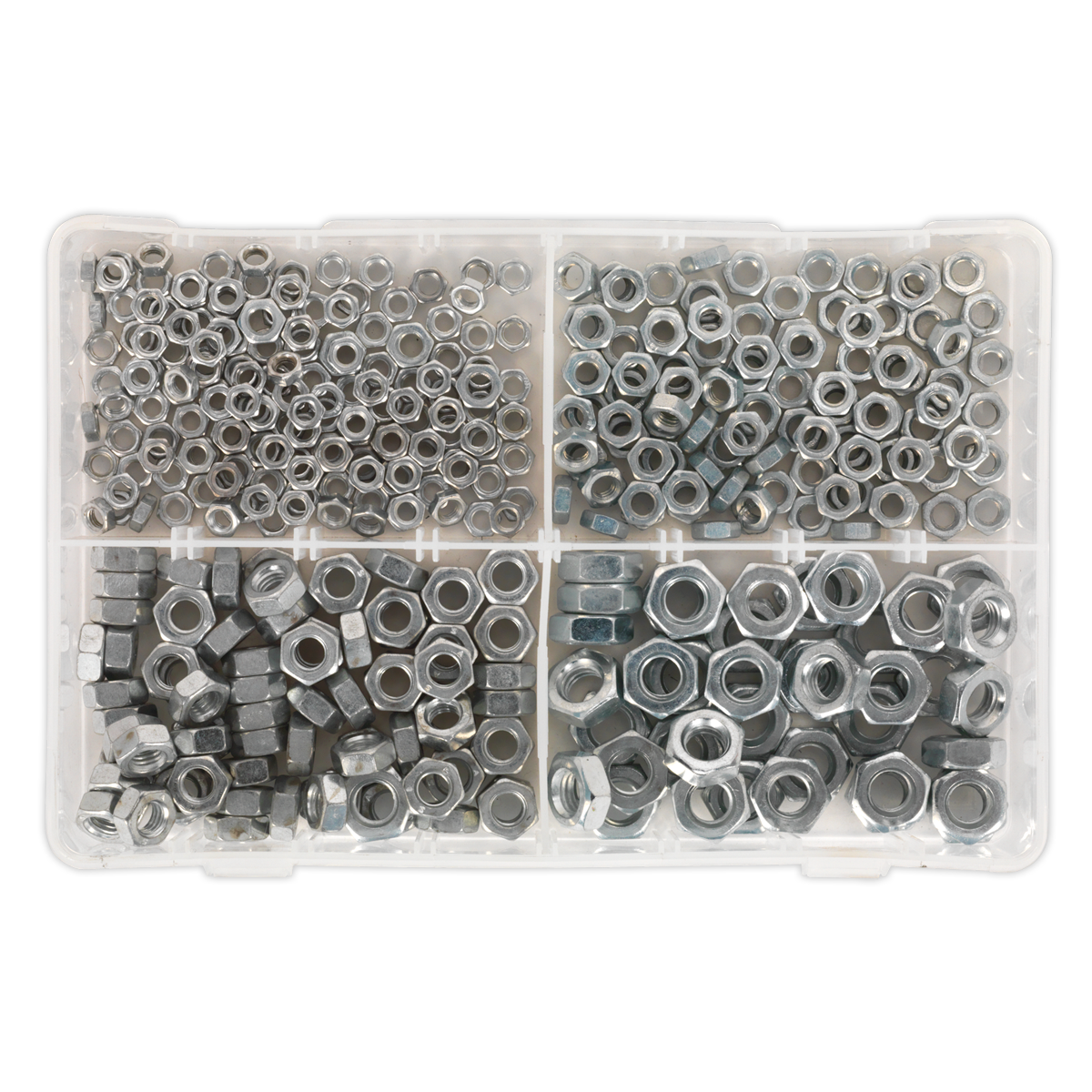 Steel Nut Assortment M5-M10 370pc