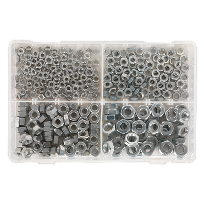 Steel Nut Assortment M5-M10 370pc