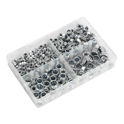 Nylon Locknut Assortment M6-M12 300pc