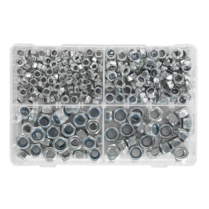 Nylon Locknut Assortment M6-M12 300pc