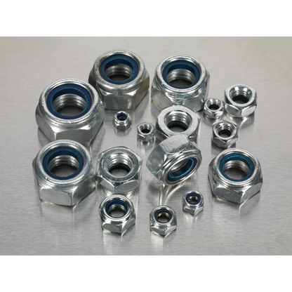 Nylon Locknut Assortment M4-M16 255pc