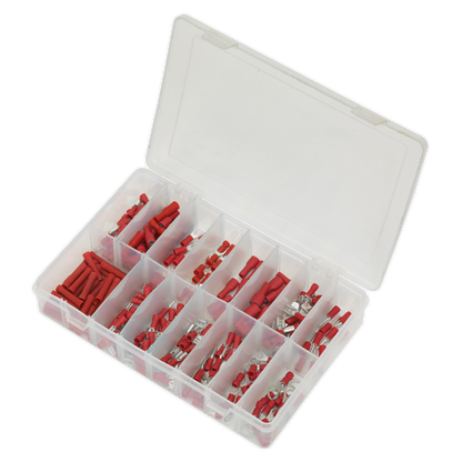Crimp Terminal Assortment 260pc - Red