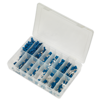 Crimp Terminal Assortment 280pc - Blue