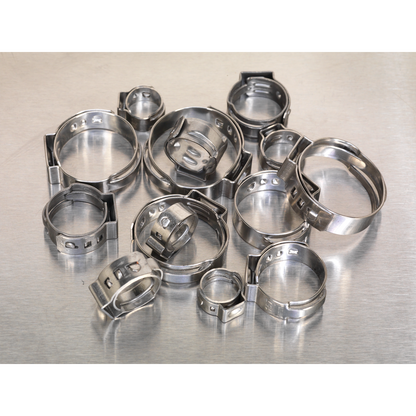 O-Clip Single Ear Assortment Stainless Steel 160pc