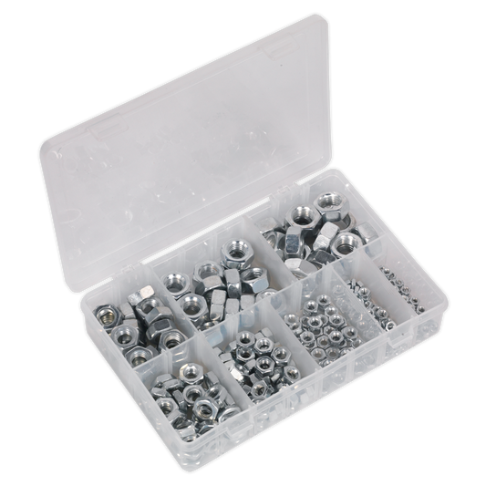 Steel Nut Assortment M4-M16 255pc