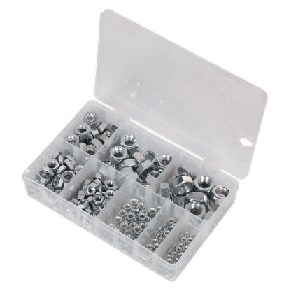 Steel Nut Assortment M4-M16 255pc