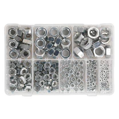 Steel Nut Assortment M4-M16 255pc
