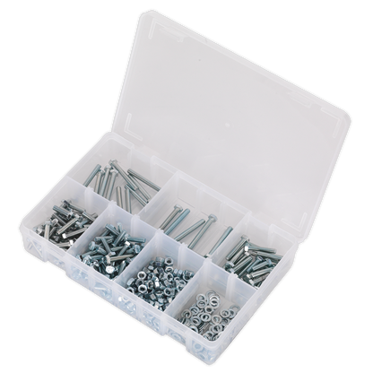 High Tensile Setscrew, Nut & Washer Assortment M5 444pc