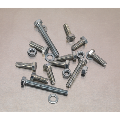 High Tensile Setscrew, Nut & Washer Assortment M6 408pc