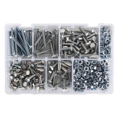 High Tensile Setscrew, Nut & Washer Assortment M6 408pc