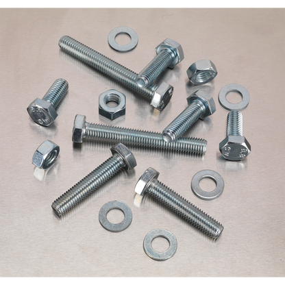 High Tensile Setscrew, Nut & Washer Assortment M10 150pc