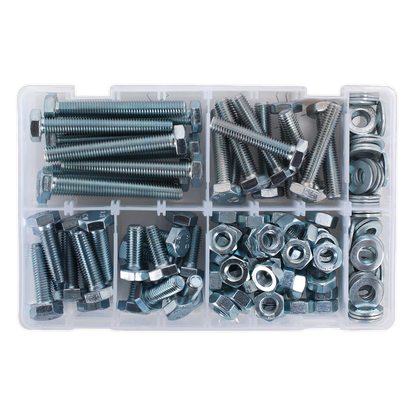 High Tensile Setscrew, Nut & Washer Assortment M10 150pc