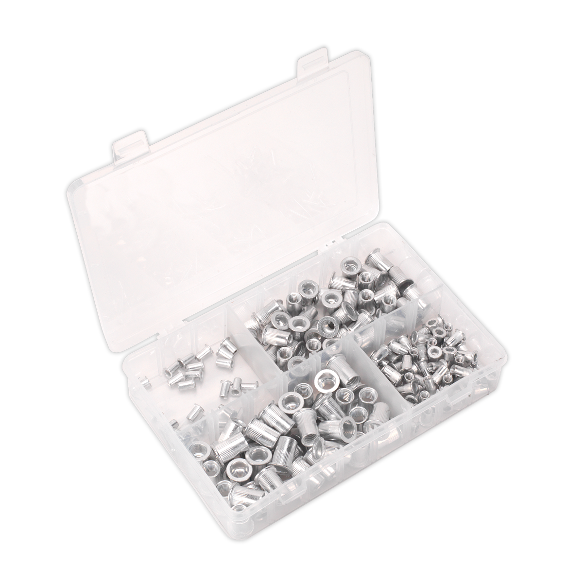 Threaded Insert (Rivet Nut) Splined Assortment M4-M8 200pc